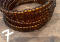 Memory wire bracelet - lg bead