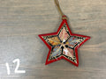 Paper Mache Star Ornaments - SM