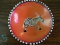 Soapstone 4" colored dish w/animal