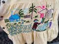 Button up Dress/Duster - Embroidered Scene ONE OF A KIND