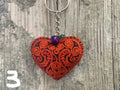 Keyholder - Heart Embroidered MORE COLORS