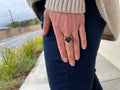 Ring  - brass w/wood heart
