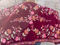 Embroidered flower shawl deluxe