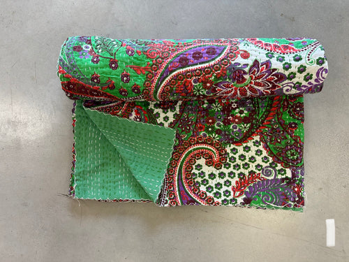 Kantha Blankets - Paisley