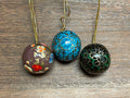 Paper Mache Ball Ornament - SM