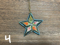 Paper Mache Star Ornaments - SM