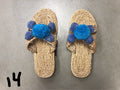 Hyacinth pom pom sandals size 35/36 - women's 5-6