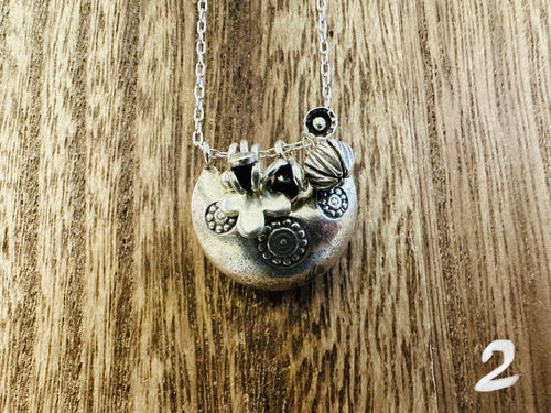 Necklace - 30" sterling chain pendant - MULTIPLE STYLES