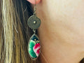 Earring - Silver vintage Hmong