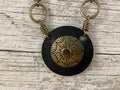 Necklace - Leather w metal