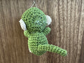 Crochet monkey keychain