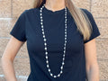 Necklace - pearls long